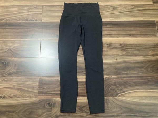 ルルレモン lululemon Train Times 7/8 Pant 黒 サイズ4 美品☆ ※説明ご参照 レギンス パンツ タイツ