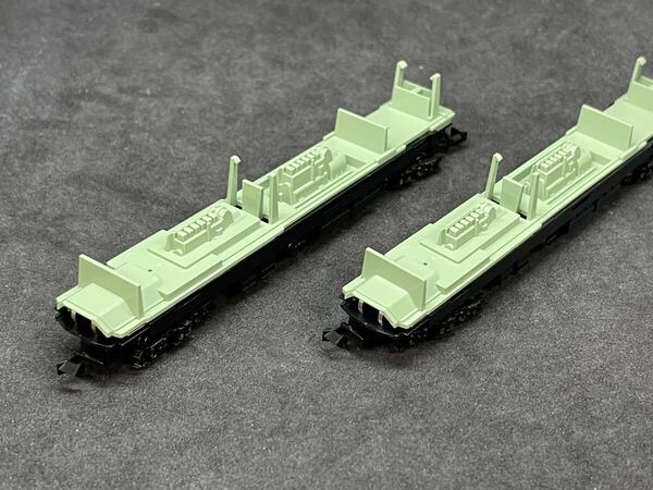 送料無料 新品 ばらし TOMIX トミックス 98845 国鉄 24系24形特急寝台客車 (ゆうづる)基本セットより カニ24 0 下廻り 床下 台車 ライト×2