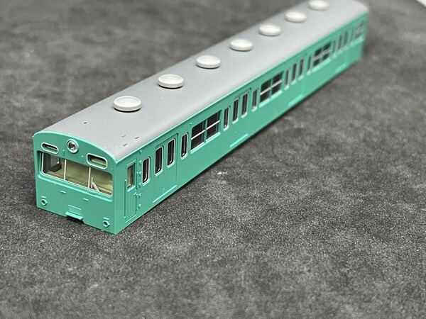送料無料 新品 ばらし TOMIX トミックス 98534 国鉄 103系通勤電車(初期型非冷房車)エメラルドグリーン 基本セットA より クハ103 ボディ