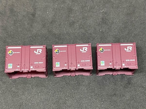 送料無料 新品 ばらし TOMIX トミックス 98485 JR EF510-0形 コンテナ列車セット より 20Gコンテナ3個