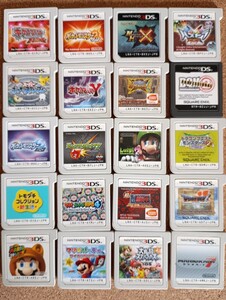 任天堂 ニンテンドー 3DS ソフト ポケモン ドラクエ マリオ マリオカート モンスト パズドラ モンハン 他まとめて 20ソフト