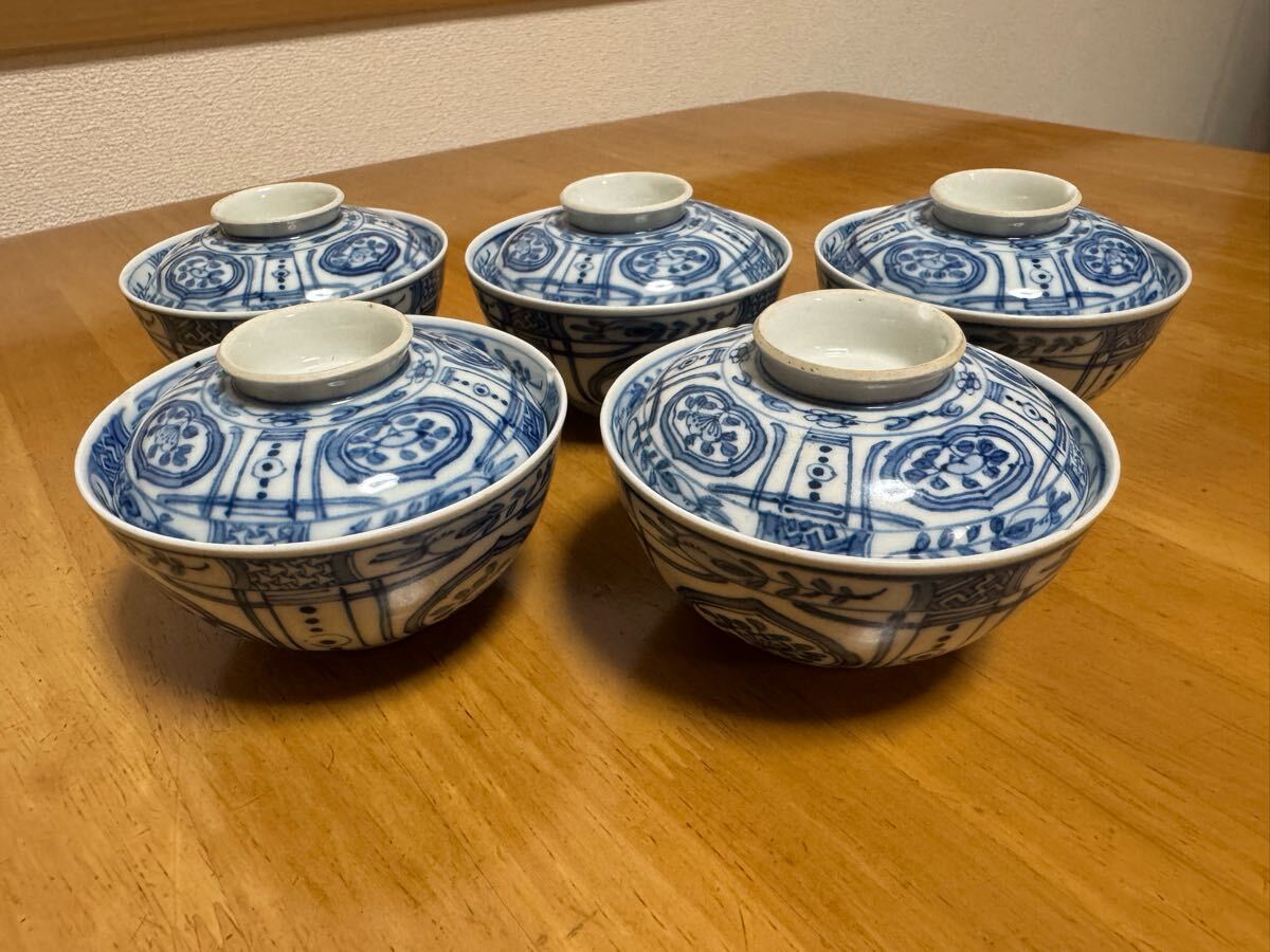 2025年最新】Yahoo!オークション -蓋付茶碗(染付)の中古品・新品