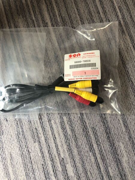 スズキ 純正 99000-79BD8 VTRケーブル パナソニック製ナビ 接続 新品 SUZUKI