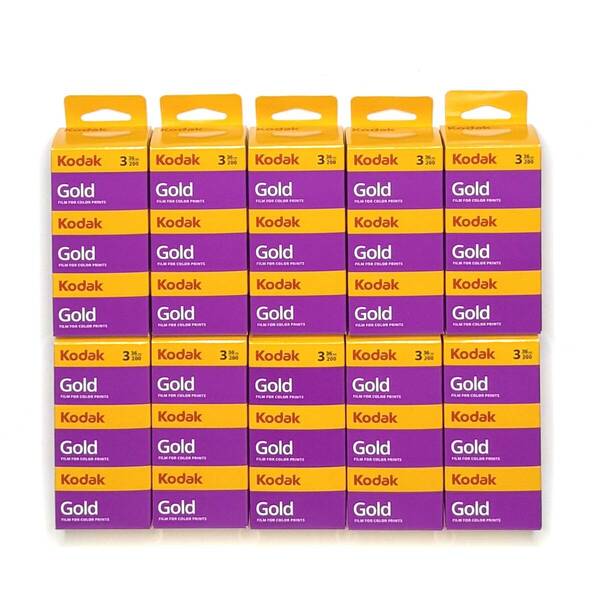 コダックKODAK カラーネガフィルム GOLD 200 135-36 3本パック×10箱 期限2027年1月