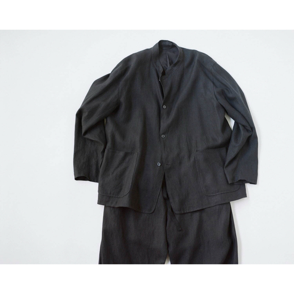 【セットアップ】COMOLI カナパスタンドカラージャケット カナパドローストリングパンツ 3