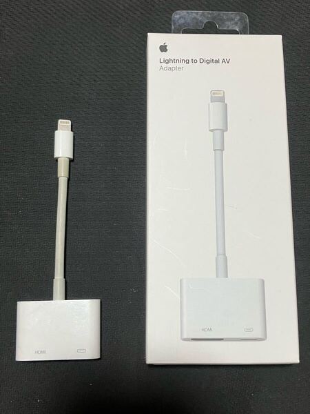アップル純正 Lightning Digital AVアダプタ 箱あり