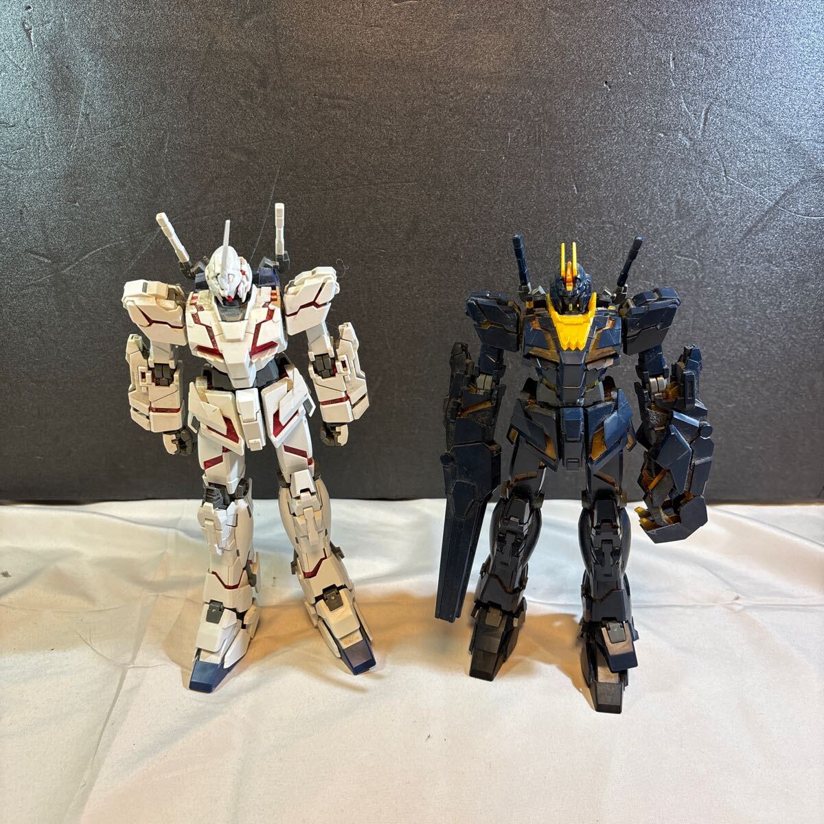 少しジャンク・PG ユニコーンガンダムとMG ユニコーンガンダム2体