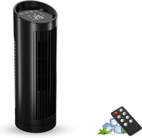 タワーファン 扇風機 風量4段階 羽根なし 縦型 スリムファン DCモーター
