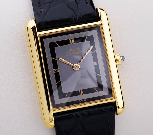 美品 カルティエ マスト タンク グレー ローマン LM Cartier