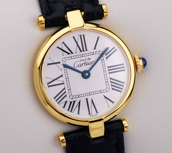 美品 カルティエ マスト ヴァンドーム オパラン ローマン SM Cartier