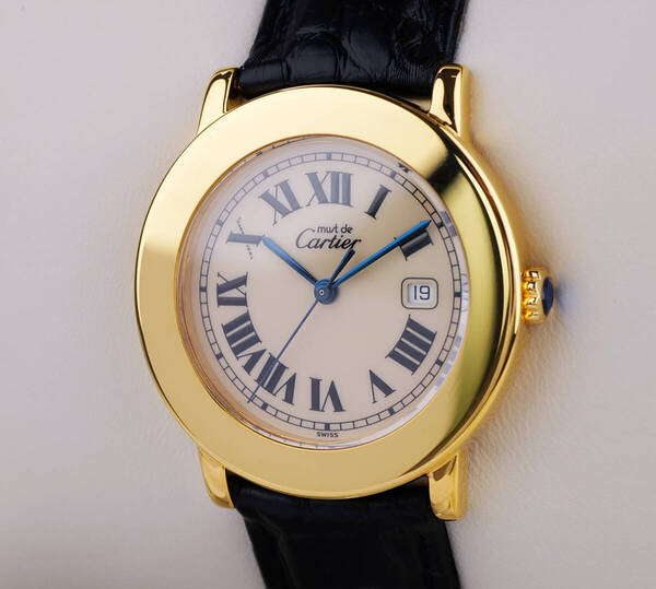 美品 カルティエ マスト ロンドII デイト ローマン LM Cartier