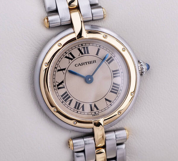 美品 カルティエ パンテール ヴァンドーム コンビ 1ロウ SM Cartier