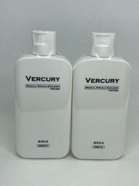 バーキュリー 薬用リンクルミルク 乳液 【100ml×2個セット】リンクルエマルジョン 医薬部外品 VERCURY メンズ