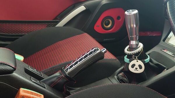アルミ板風サイドブレーキカバー カーボン調 シルバー アルミ 縞板 コペン ミラジーノ L880K L700S カスタム スパルタン シフトノブ 旧車