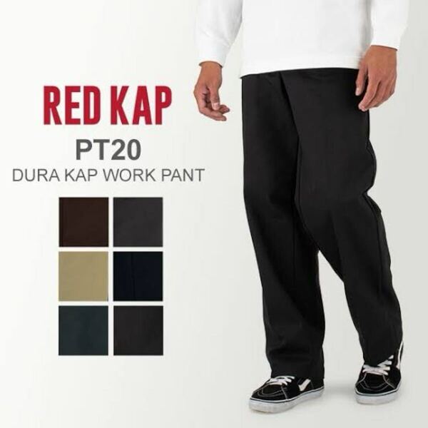 新品未使用メンズパンツ ウエスト28RED KAP PT20 ブラック オールシーズン 秋冬 ブラック