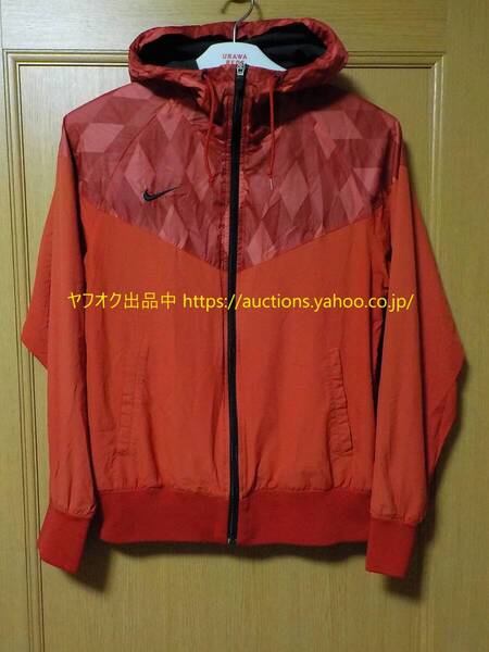 USED【即決 送料無料】NIKE正規品 浦和レッズ 2010 ウィンドランナー ジャケット M ウインドブレーカー パーカー Jリーグ サッカー 529-5