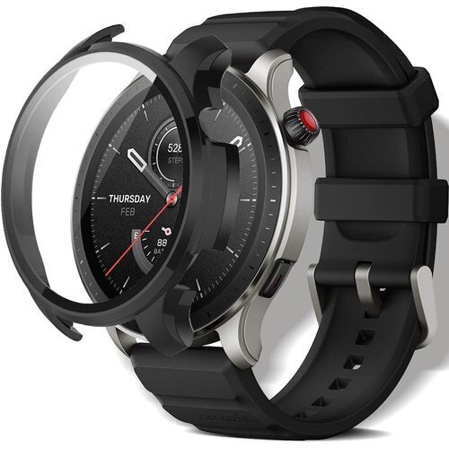 ケース Amazfit GTR 4 対応 保護カバー 装着簡単 Amazfit GTR 4 用 保護ケース 黒 312