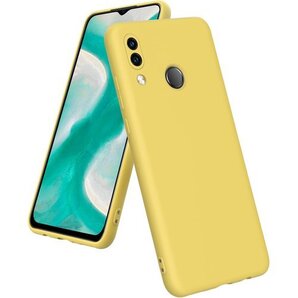 Huawei P20 Lite ケースシリコン tpu レンズ保護 滑り止め 柔軟 擦り傷防止黄 N314-05 264