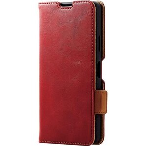 エレコム Xperia Ace III SO-53C ストラップホール付 レッド PM-X223PLFYRD 361