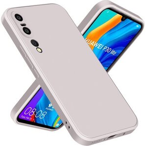 Huawei P20 Pro ケース シリコンケース トラップホール付き 一体型 保護カバー 白 GJ-130 396