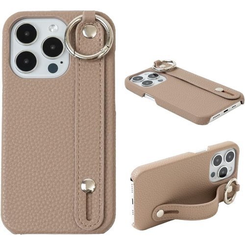 SUNNY&GO iPhone14 Pro ケース ス アイフォン レザー iPhone13mini グレージュ 606