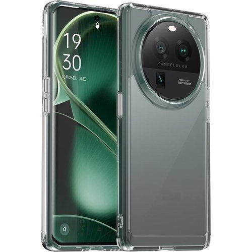 OPPO Find X6 Pro 5G ケース『AFI 撃吸収 指紋防止 擦り傷防止 レンズ保護 着脱簡単 透明 610