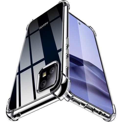 Aquos Sense6 ケース/SH-54B SHG 止 指紋防止 滑り止め 脱着簡単 カバー ZW79-15 623