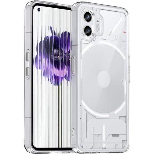 Nothing Phone 2 ケース『AFINER』 撃吸収 指紋防止 擦り傷防止 レンズ保護 着脱簡単 透明 656