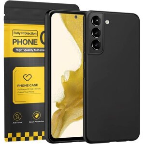 Galaxy S22 ケース ブラック 耐衝撃 落下防 S 22カバー マットブラック TEELOFU店限定販売 718