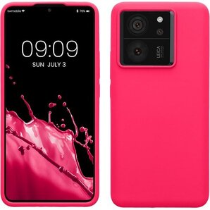 kwmobile スマホケース Xiaomi 13T シリコン カバー - 耐衝撃 傷防止 サラサラ Case 842