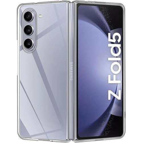 Moahsiuny For Galaxy Z Fold ー クリア 透明 薄型 耐衝撃 軽量 黄変防止 PC素材 927