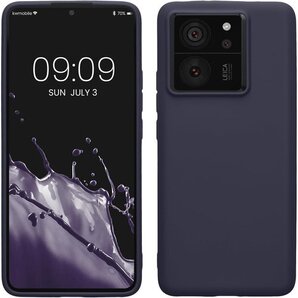 kwmobile スマホケース Xiaomi 13T 止め ソフト TPU シリコン - ディープ オーシャン 935