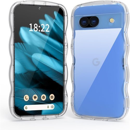 Pixel 8A ケース クリア 耐衝撃 全面保護 人 落下防止 スマホケース ワイヤレス充電対応 TPU 透明 942