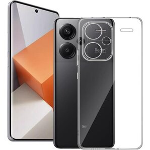 対応Redmi Note 13 Pro+ 5G/Red PU 薄型 軽量 耐衝撃 ソフトケース 人気 保護カバー 1095