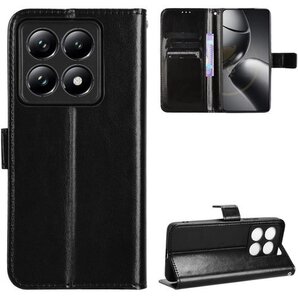 For Xiaomi 14T Pro ケース 手帳型 Xiaomi 14T Pro 手帳型 ケース ブラック 1167