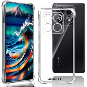 AQXNG Xiaomi 14T 専用ケース クリア 対応 Xiaomi 14T スマホ 保護カバー クリア 1202