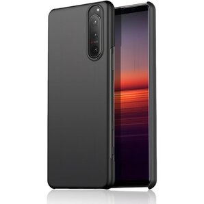 VEVEN Xperia 5 II ケース さらさら手 スペリア 5 II SO-52A/SOG02 ケース 黒 1225