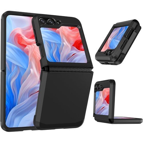 Galaxy Z Flip6 ケース ヒンジ保護 スマ xy z flip6 に適用PC+TPU 二重保護カバー 1231