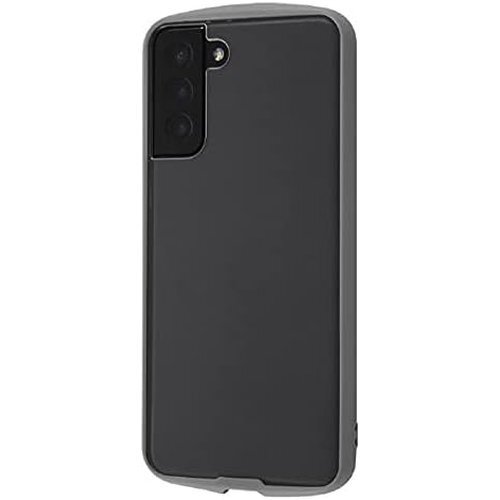 レイ・アウト Galaxy S21+ 5G 耐衝撃ハイブリッドケース Puffull/クリア/グレー 104