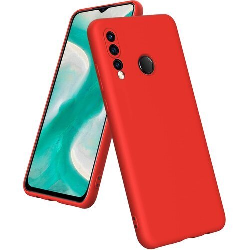Huawei P30 Lite ケースシリコン tpu ンズ保護 滑り止め 柔軟 擦り傷防止 赤 N315-02 176