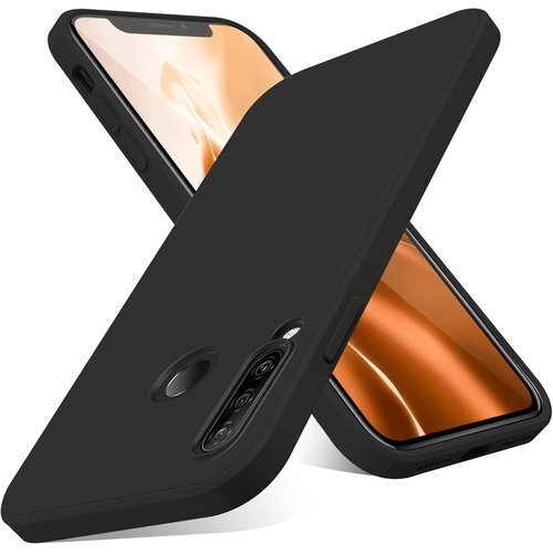 Huawei P30 lite ケース 液体シリコン スマートフォン携帯ケース 黒 WK-YTGJ-10-01 192