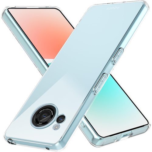 AQUOS R8 ケース 耐衝撃 クリア 薄型 軽量 衝撃吸収 スマホケース 透明 LR-014-R8-01 190
