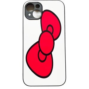 iPhone15Plus用オリジナルケース キティのリボン 243