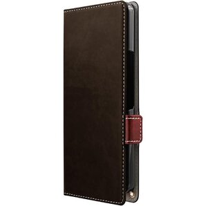 ルプラス LEPLUS AQUOS R8 pro SH al W ダークブラウン LN-23SQ2BLP2DBR 254