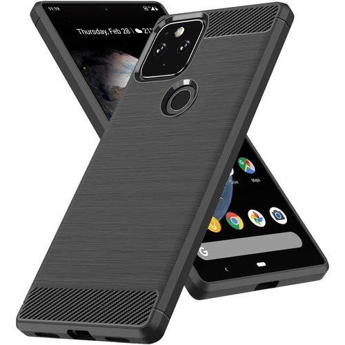 Google Pixel 4a 5G 用ケース 耐衝撃 防止 滑り止め 人気 保護カバー ブラック JP4-57 262
