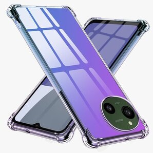 TMUJWS AQUOS R9 用ケース シリコン ク プホール付き 人気 携帯カバー 紫+青 MZ75-100 386