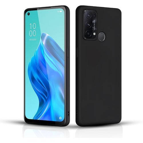 FOR Oppo Reno5 A ケース 滑り止め 超 止 Oppo Reno5 A 用 保護カバー 黒シリーズ 437