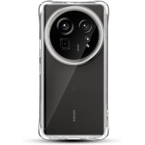 AQUOS R9 Pro ケース ソフト TPU 耐衝 i充電対応 黄変防止 アクオス R9 プロ クリアカバー 618