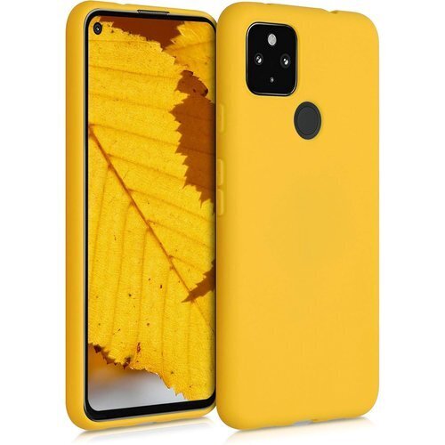 kwmobile スマホケース Google Pixe 耐衝撃 滑り止め ソフト TPU シリコン - 黄金色 27