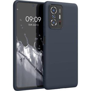 kwmobile スマホケース Xiaomi 11T 滑り止め ソフト TPU シリコン - ブルーベリーの青 57